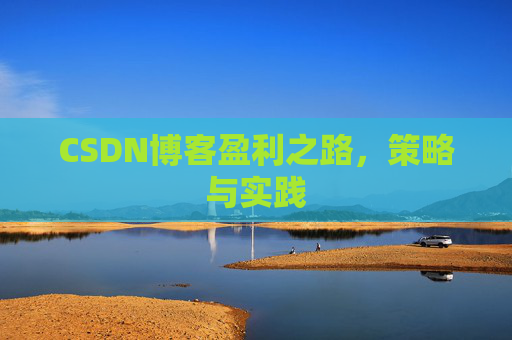 CSDN博客盈利之路,策略与实践